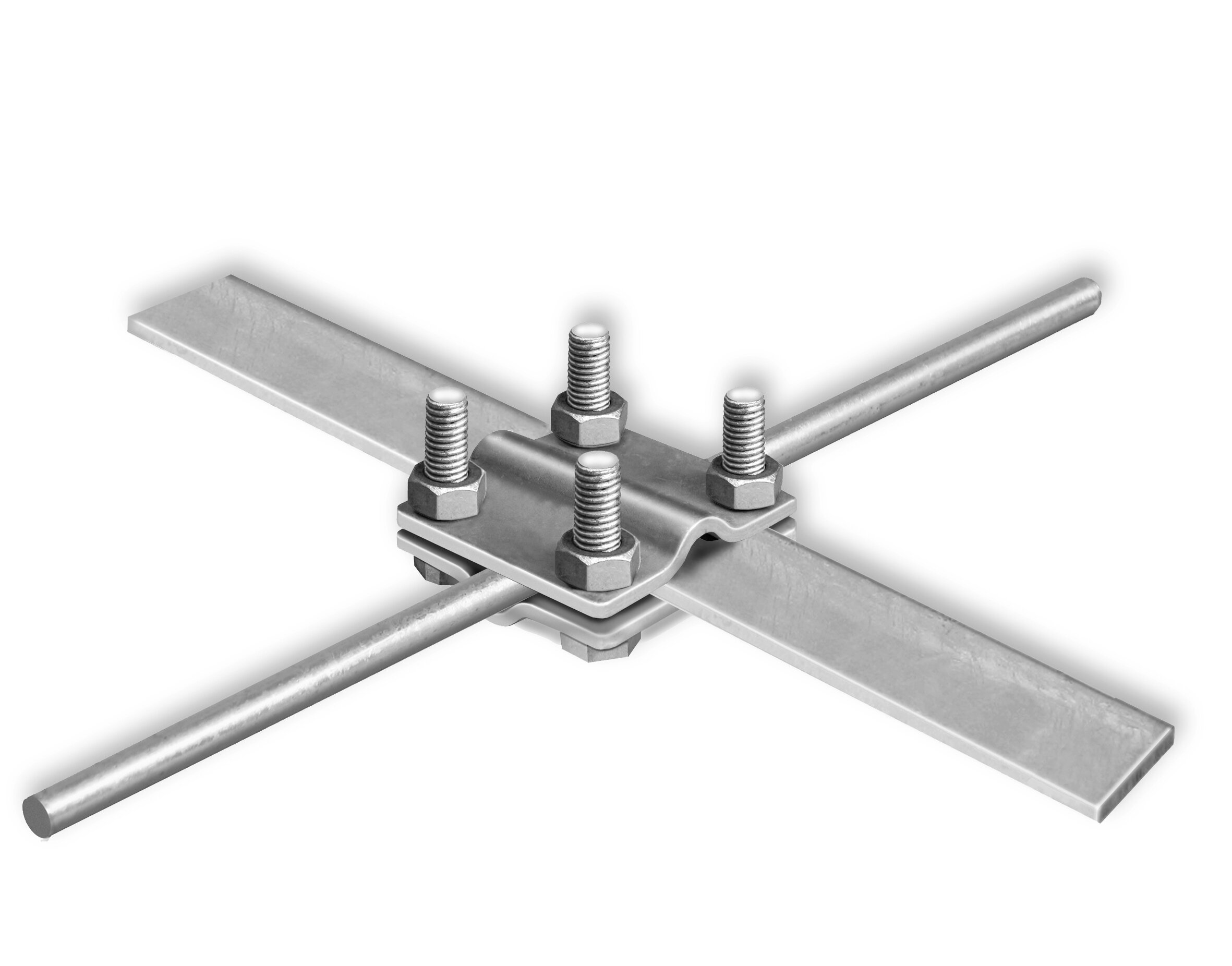 Conector transversal universal rotund/rotund-V4A (versiune usoara) - imagine 3