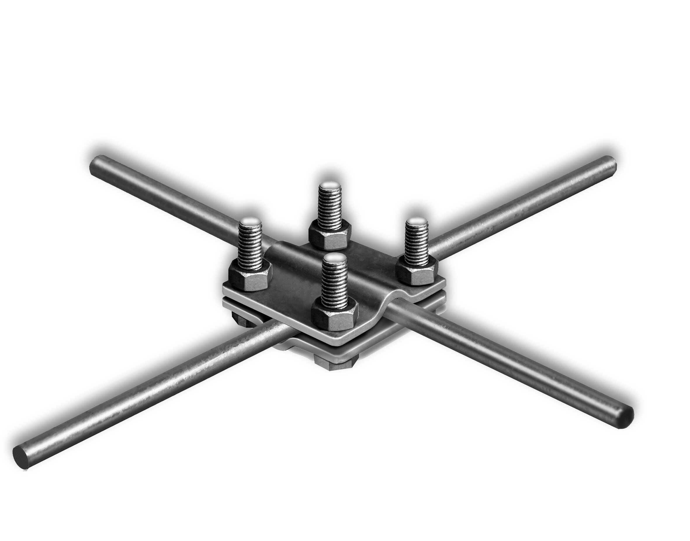 Conector transversal universal rotund/rotund-V4A (versiune usoara) - imagine 2